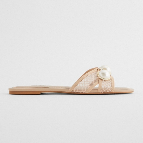 Zara Shoes Zara Pearl Sandals Poshmark